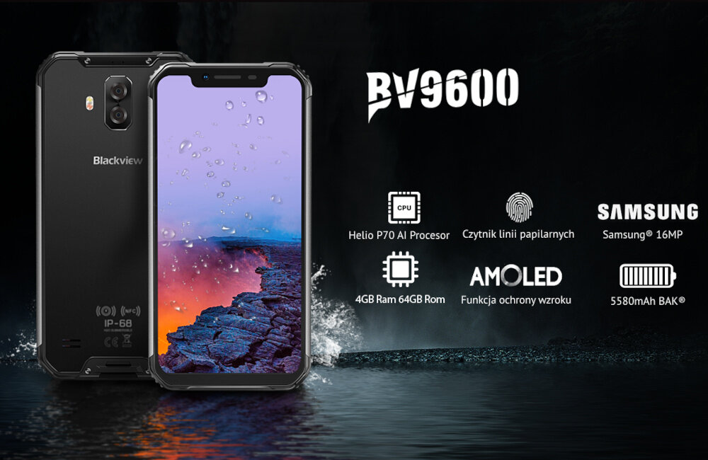 BLACKVIEW BV9600 E wodoodporny szczelny kurz