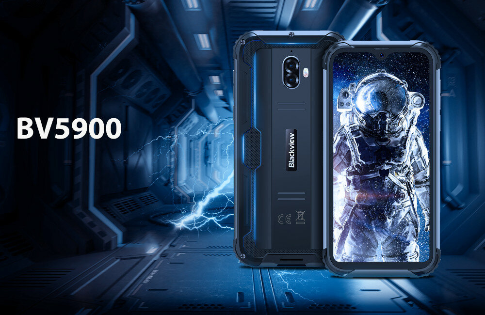 SMARTFON BLACKVIEW BV5900 aparat matryca selfie tło