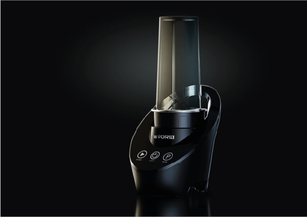 Blender kielichowy EVOREI Torro Magnetic (Sportowy) + 2 bidony w komplecie