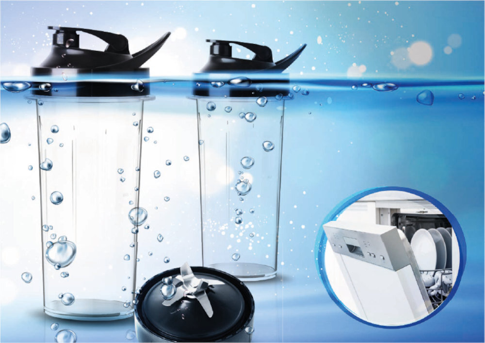 Blender kielichowy EVOREI Torro Magnetic (Sportowy) + 2 bidony w komplecie