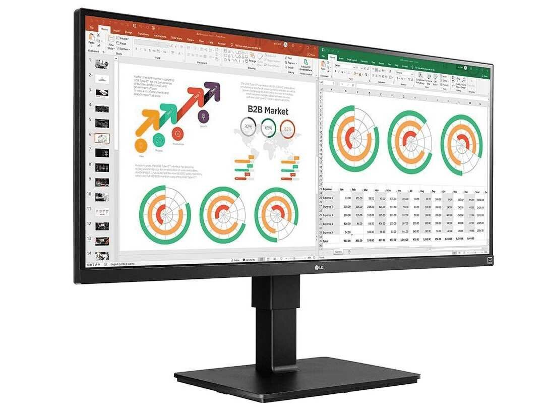 Monitor LG 34BN770-B 34 3440x1440px IPS - wyraźny obraz    