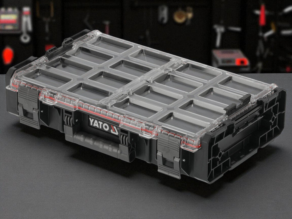 Organizer Yato YT-09180 system S1 12 przegródek uchwyt transport
