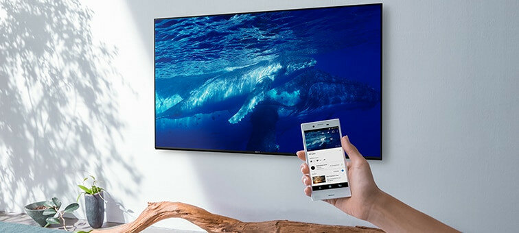 Telewizor SONY OLED KD75XH9505BAEP - Chromecast
