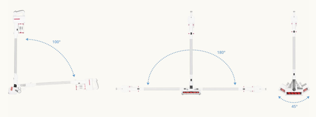 Odkurzacz ROBOJET PowerUp 111 ergonomiczna konstrukcja poreczny zwinny duza moc