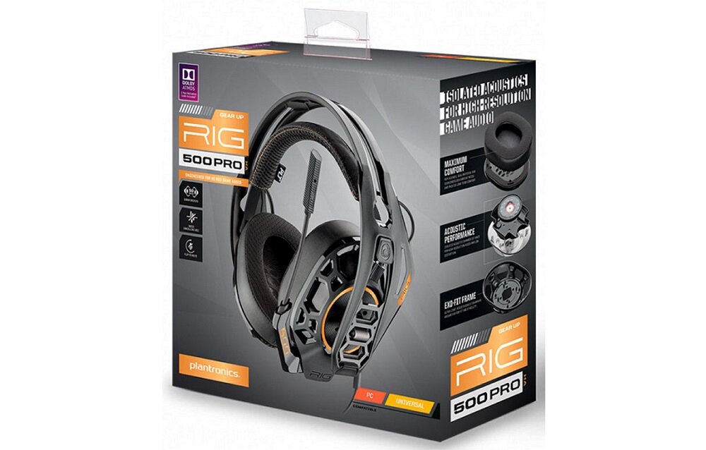 Słuchawki PLANTRONICS Rig 500 Pro - solidna konstrukcja łatwe dopasowanie nowoczesny model