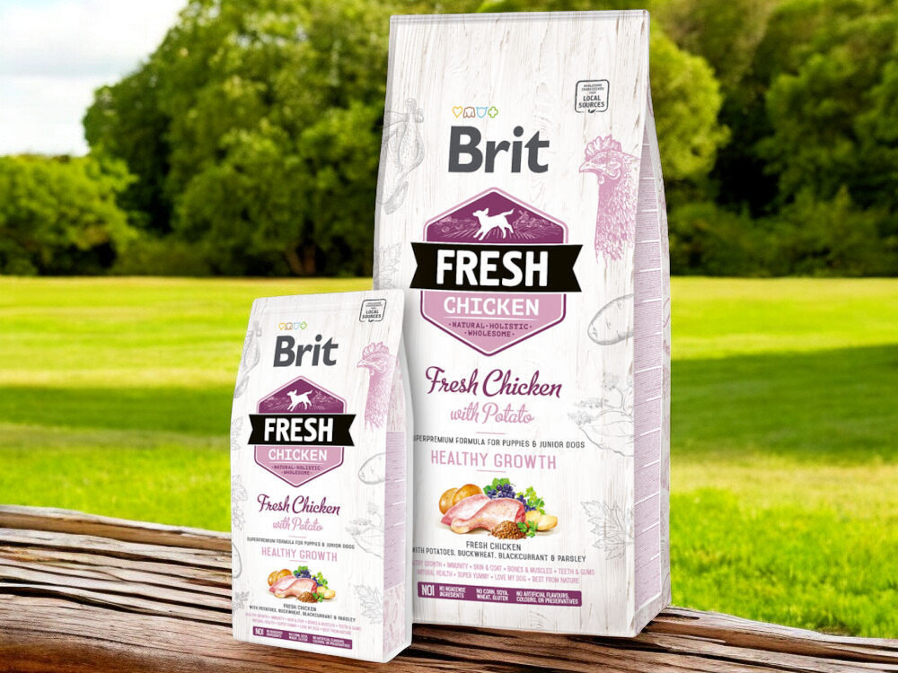Karma dla psa BRIT Fresh Puppy Chicken & Potato Kurczak z ziemniakami 2,5 kg
