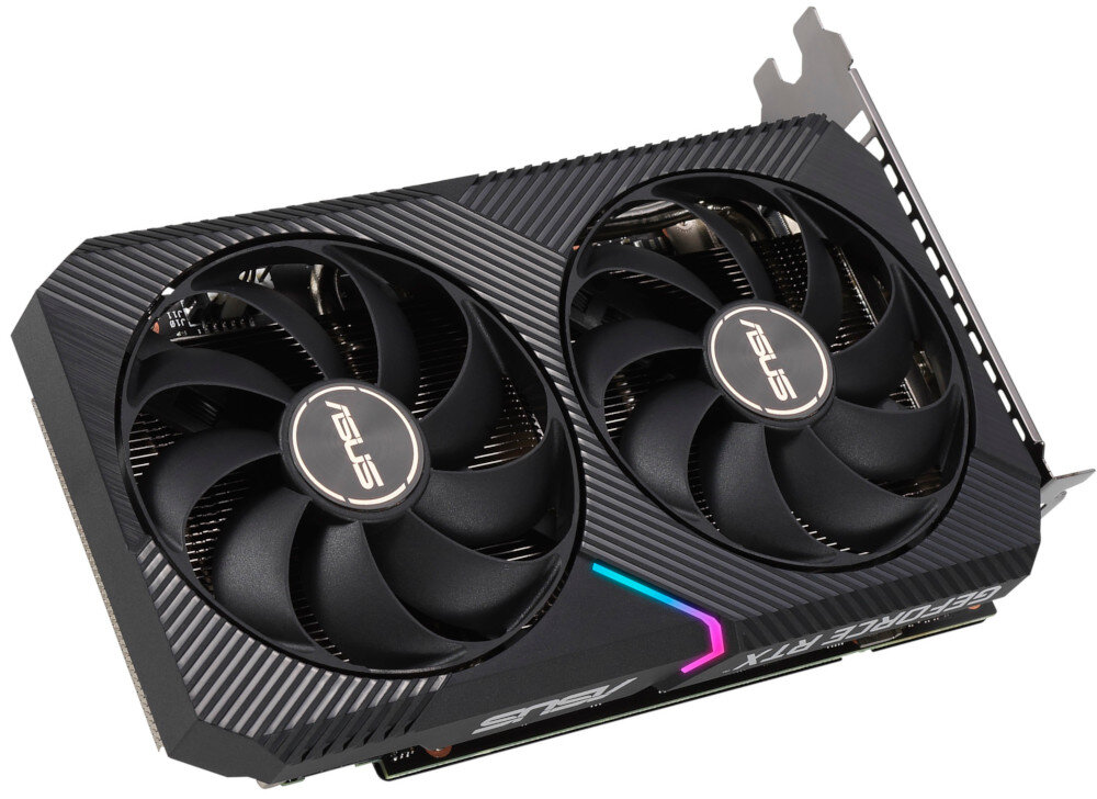 Karta graficzna ASUS Dual GeForce RTX 3060 OC Edition 12GB wydajne chlodzenie