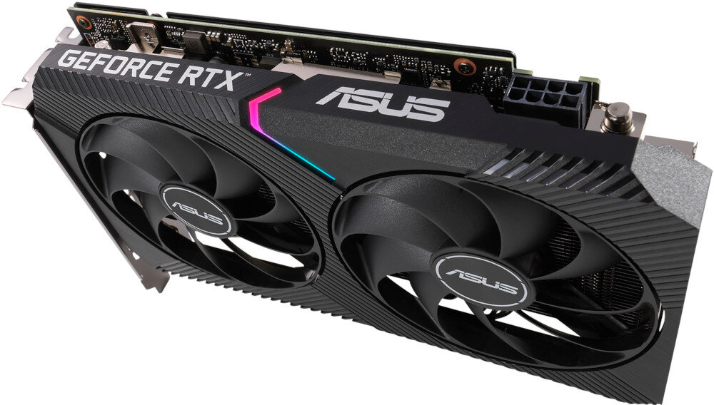 Karta graficzna ASUS Dual GeForce RTX 3060 12GB wydajne chlodzenie