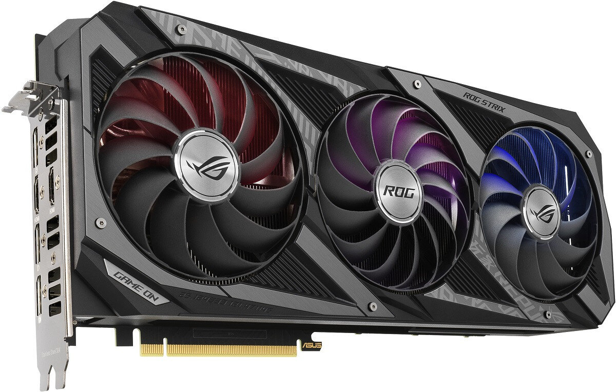 Karta graficzna ASUS GeForce RTX 3070 Rog Strix Gaming 8GB aktywny system chlodzenia