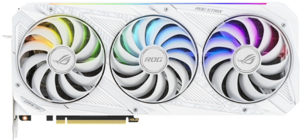 Karta graficzna ASUS Rog Strix GeForce RTX 3090 White 24GB wysoka jakosc grafiki