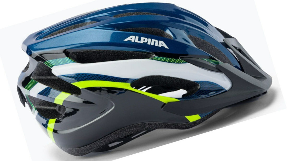 Kask rowerowy ALPINA Mtb17 Granatowy  MTB (rozmiar M) wykonanie Run System Classic