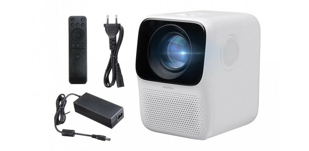 Projektor XIAOMI Wanbo T2 Max zawartosc zestawu