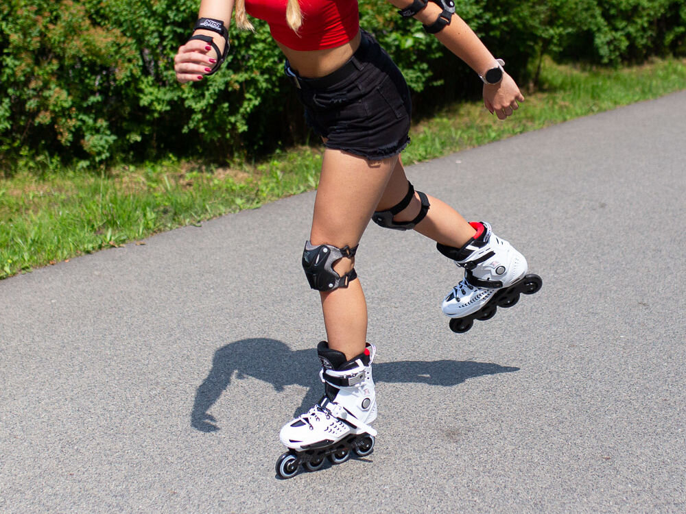 Łyżworolki NILS EXTREME NA20001 freeride wzmocniona płoza aluminium odlew ciśnieniowy 