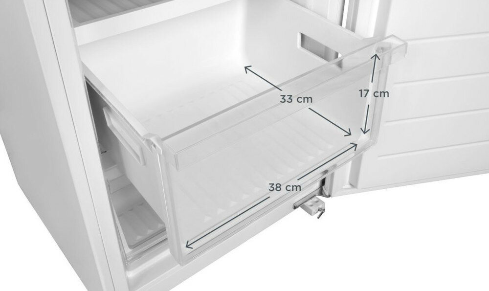 Lodówka CONCEPT LKV4460 szuflada XXL duża pudełka