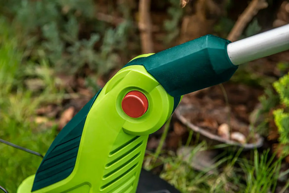 Podkaszarka elektryczna VERTO 52G551 silnik elektryczny predkosc obrotowa