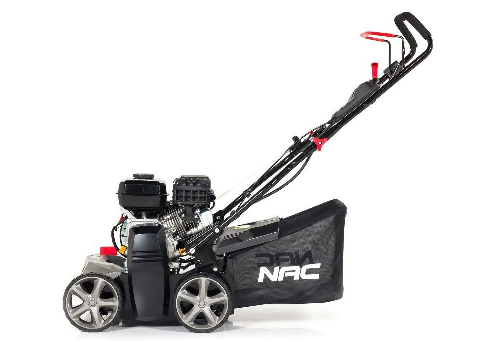 Wertykulator spalinowy NAC LRP40-196L-TX obudowa mocna z wysokiej jakości stali odporna na uszkodzenia mechaniczne i warunki atmosferyczne waga 39 kg dla profesjonalistów nie zajmuje dużo miejsca podczas przechowywania