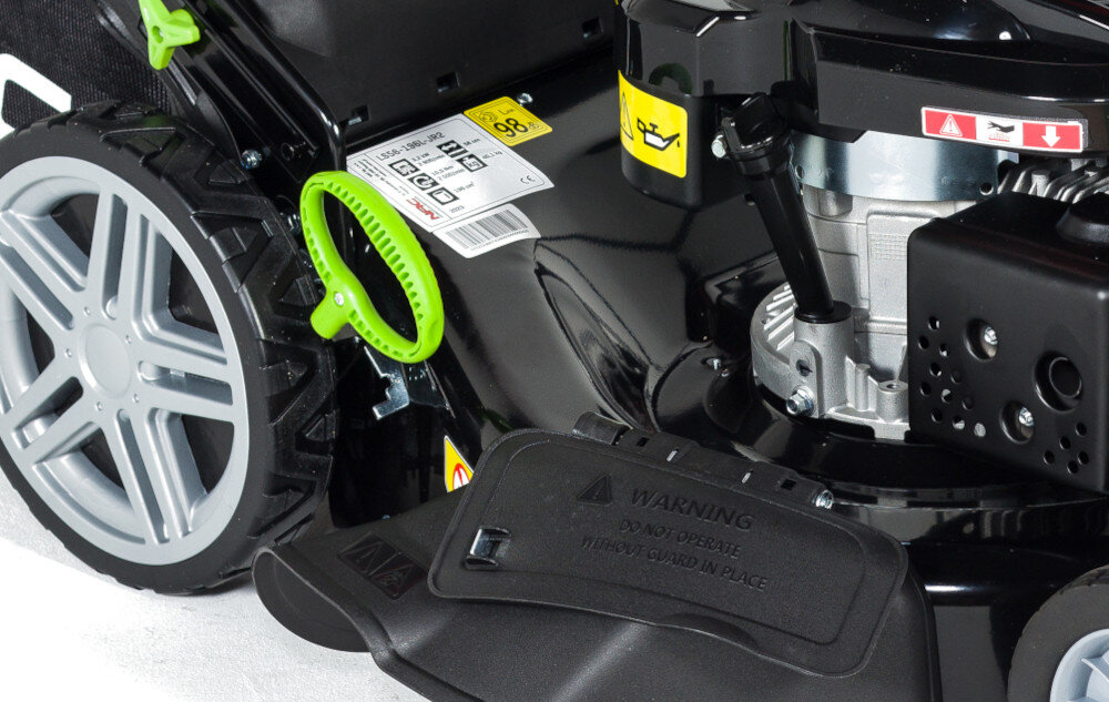 Kosiarka spalinowa NAC LS56-196L-JR2 Loncin z napędem preferowanej wysokości trawy 25-75 cm centralnej regulacja mechanizm sprężynowy 6-stopniowej