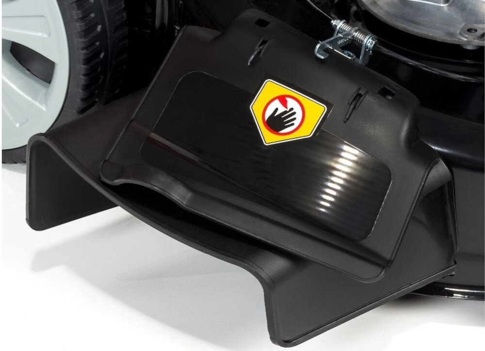 Kosiarka spalinowa NAC LS55-175-HSD-LI z napędem wariant wyrzutu trawy wyrzut tylny do kosza wyrzut tylny wyrzut boczny funkcja mulczowania niski poziom hałasu 98 dB