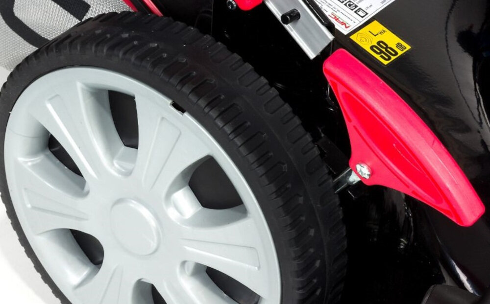 Kosiarka spalinowa NAC LS55-175-HSD-LI z napędem preferowanej wysokości trawy 25-75 cm centralnej regulacja mechanizm sprężynowy 7-stopniowej skali