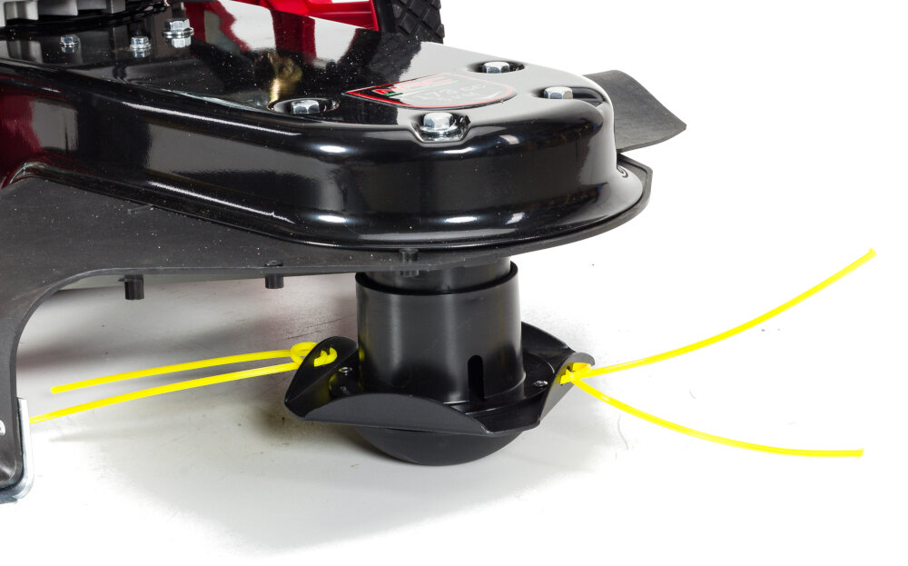 Kosiarka spalinowa NAC LP60-173-HW Y173V głowica żyłkowa żyłka tnąca o średnicy 4 mm do nierównych i kamienistych podłoży szerokość robocza 51 cm