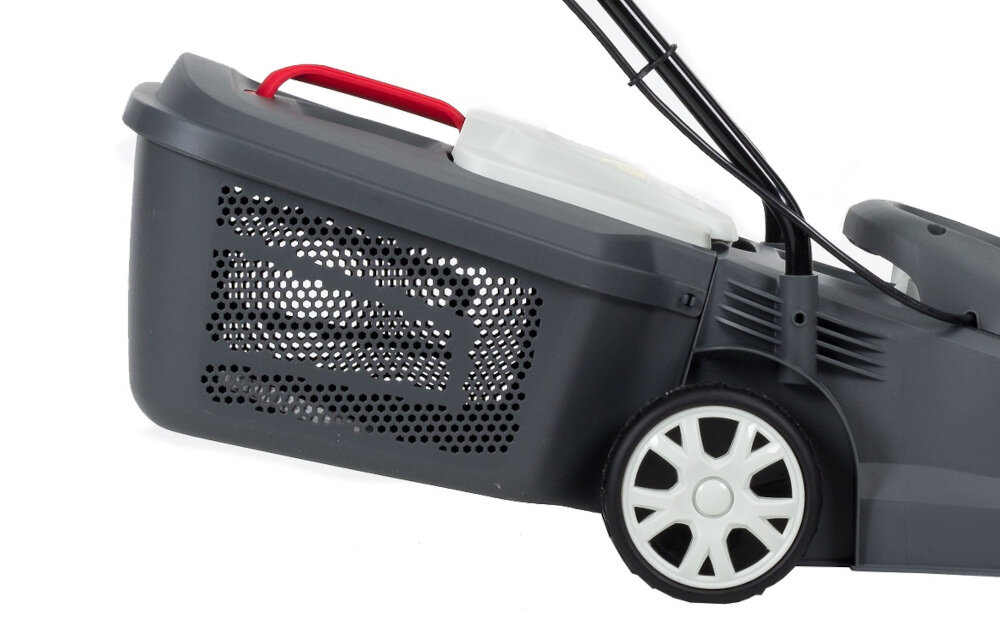 Kosiarka elektryczna NAC LE12-32-PB-KC 1200W kosz plastikowy pojemność 27 l uchwyt na koszu