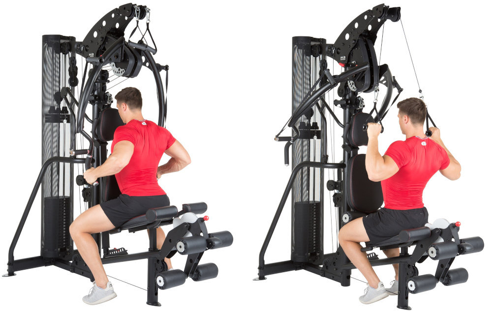Atlas FINNLO Maximum Inspire M komfort wygoda 6-stopniowa regulacja w pionie do 2 metrow