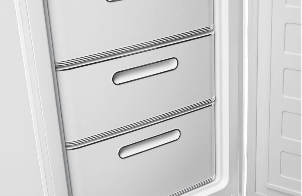 SMEG FAB32RWH5 lodówka statyczna zamrażarka druciana półka multiflow funkcja równomierne chłodzenie wnętrze zimne powietrze