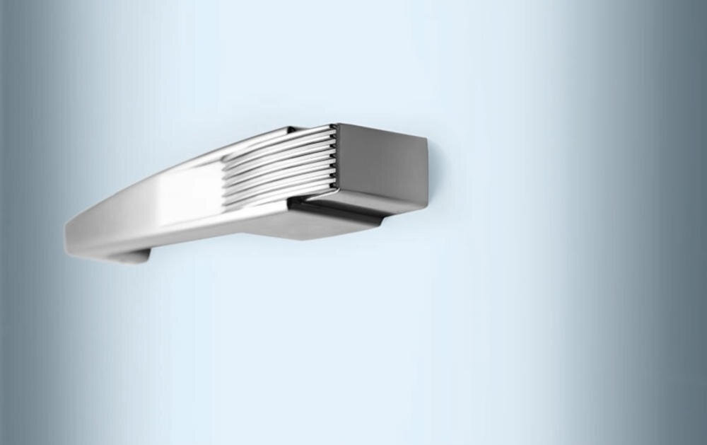 SMEG FAB32LPB5 zaokrąglony kształt wypukły front chromowane wykończenie oryginalny uchwyt przestrzeń