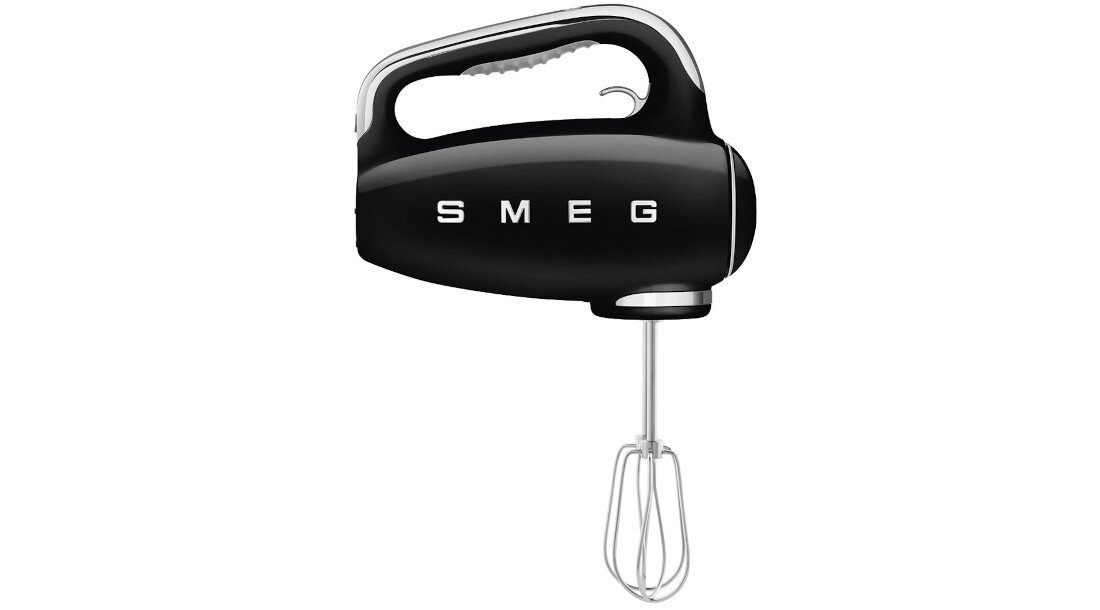 Mikser SMEG HMF01BLEU Czarny Komfort pracy Funkcja „Smooth Start”  praktyczne rozwiązanie