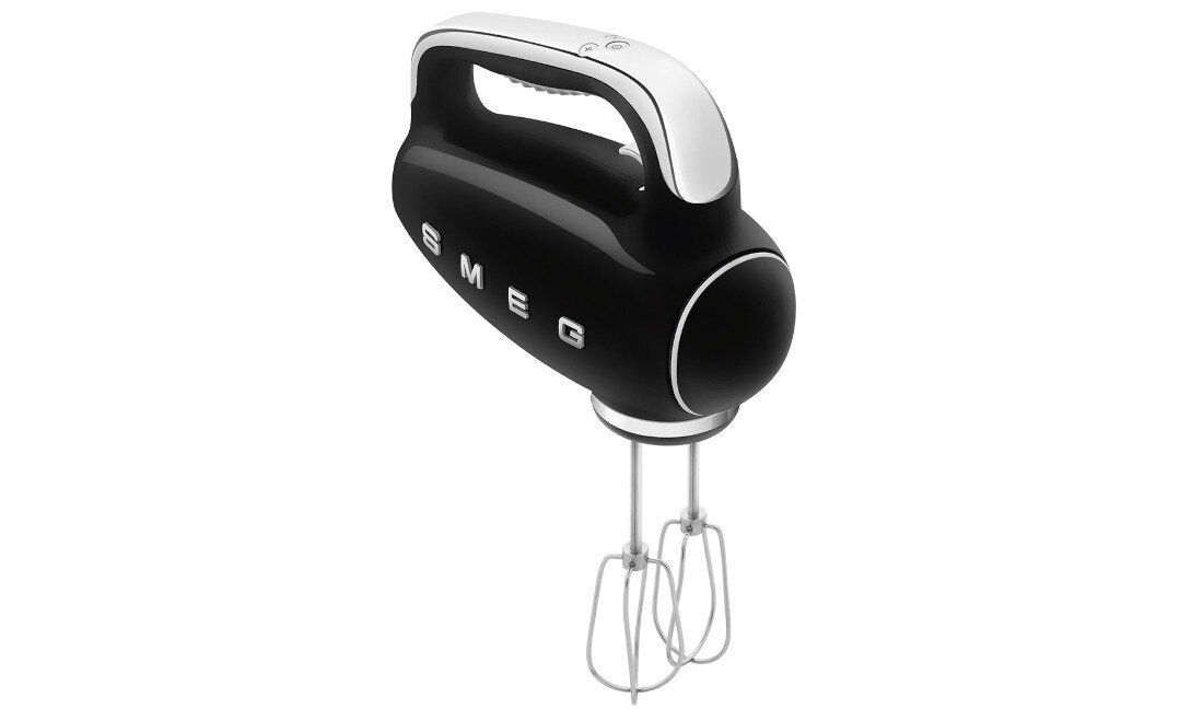 Mikser SMEG HMF01BLEU Czarny Wygląd, który przyciąga uwagę Stylowe, inspirowane retro wzornictwo ozdoba elegancki