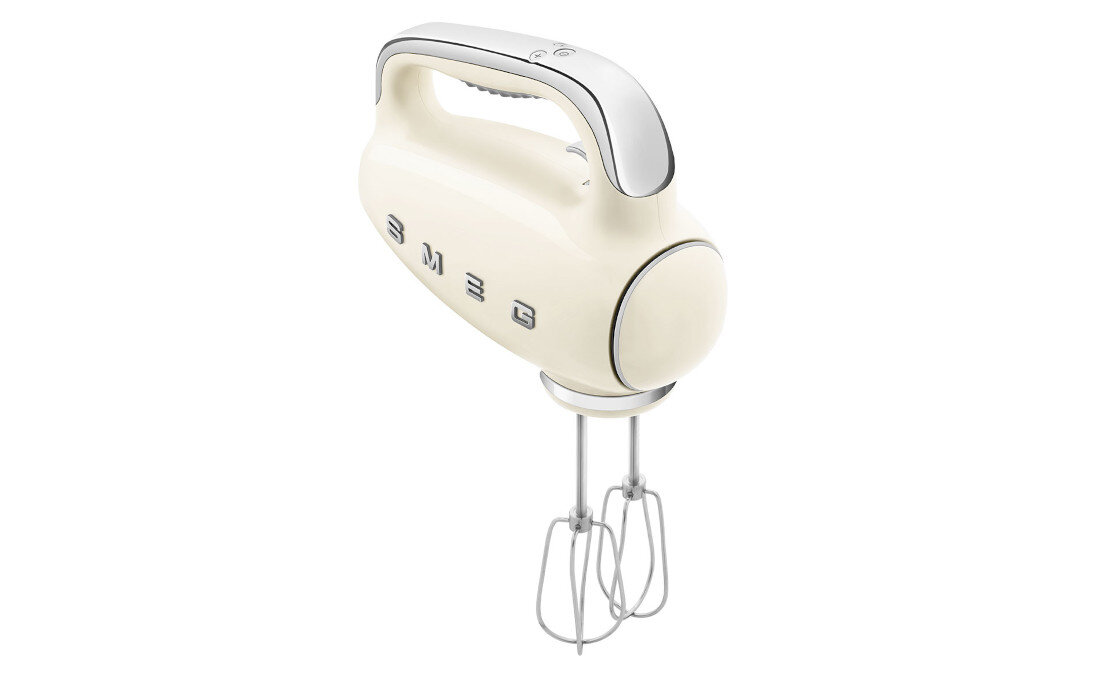 Mikser SMEG HMF01CREU Kremowy Wygląd, który przyciąga uwagę Stylowe, inspirowane retro wzornictwo ozdoba elegancki