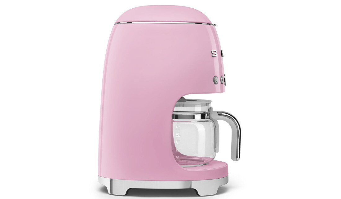 Ekspres SMEG DCF02PKEU Czystość bez kapania System zapobiegający kapaniu ochrona Wielokrotnego użytku filtr do kawy 