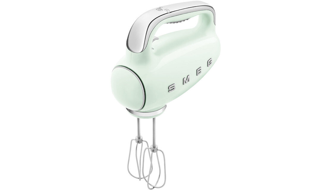 Mikser SMEG HMF01PGEU Miętowy Moc, która robi różnicę Silnik o mocy 250 W płynna wydajna praca komfort