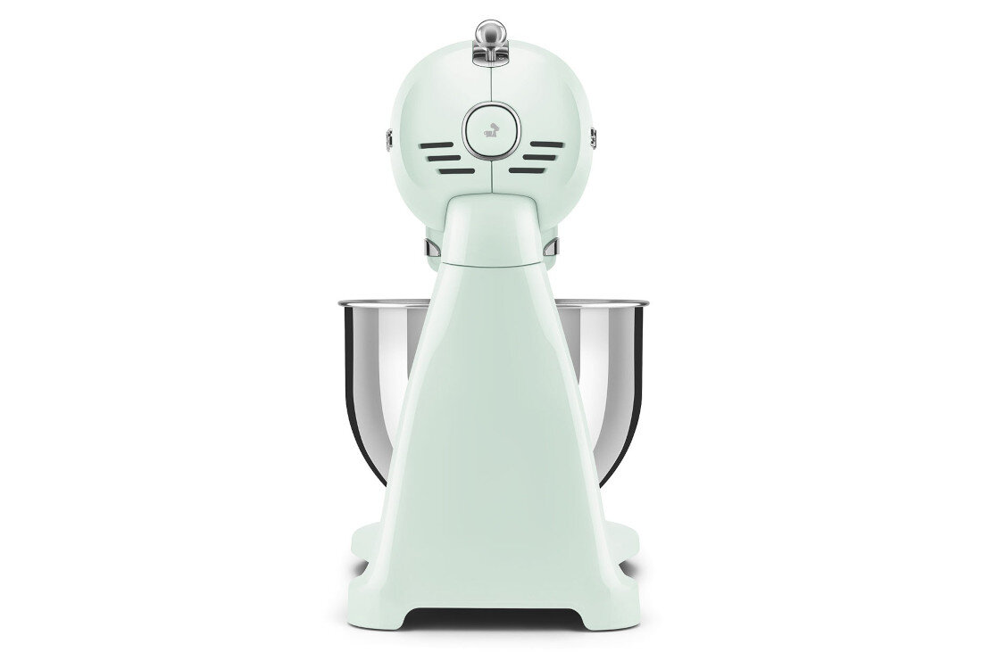 Robot kuchenny planetarny SMEG 50's Style SMF03PGEU 800W Łatwe dopasowanie do przestrzeni Szary przewód zasilający o długości 1 metra ułatwienie dyskrecja Przemyślana konstrukcja solidne wykonanie