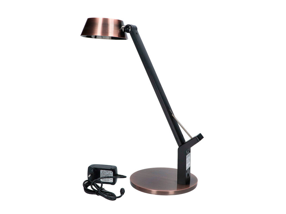 Lampka biurkowa MAXCOM Lumen ML4400 Miedziany temperatura światła trzystopniowa regulacja natężenia światła 3000 4000 6300 K