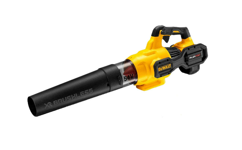 DEWALT DCMBA572X1 budowa ogród park jesienne porządki dom płynna regulacja prędkość praca blokada położenie włącznik