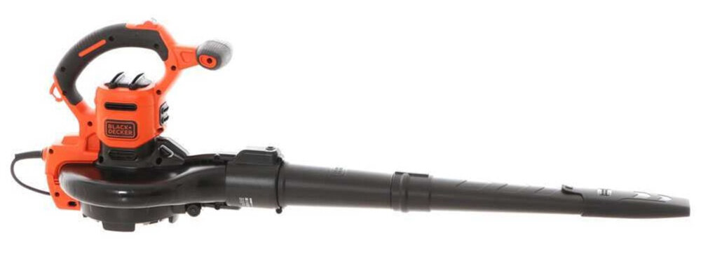 Odkurzacz do liści BLACK&DECKER BEBLV300 silnik szczotkowy moc 3000 W dlugotrwala praca wysoka wydajnosc idealnie zbalansowany stala moc poziom halasu 102,5 dB