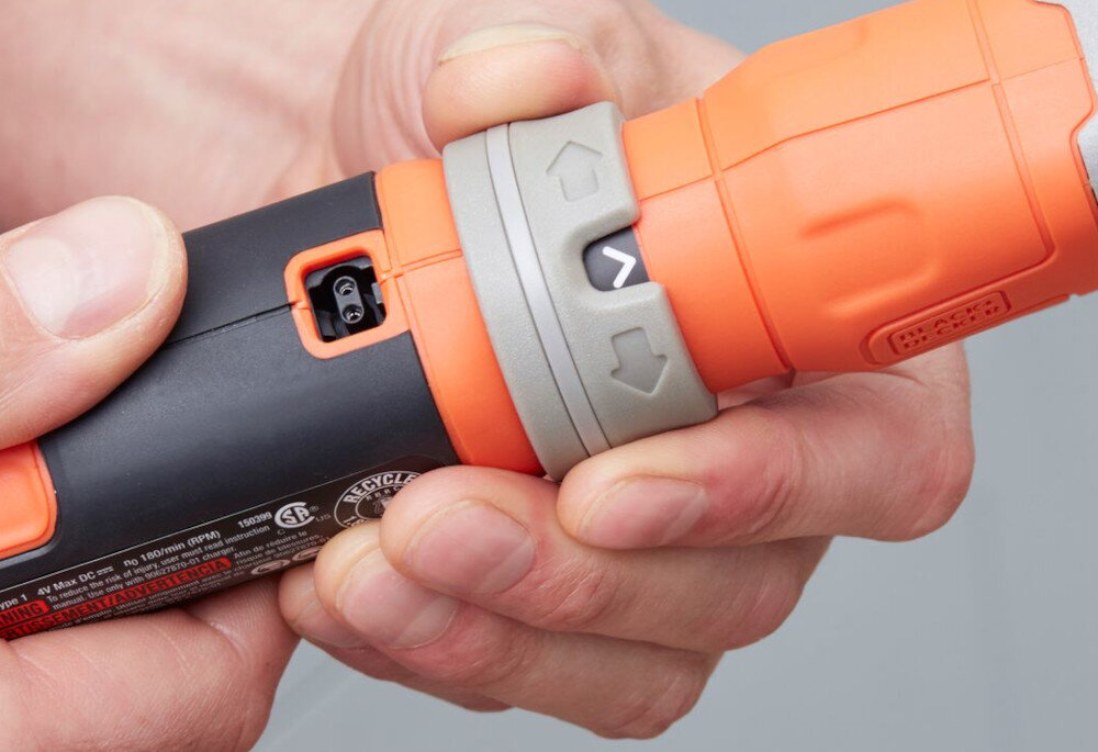 Wkrętak akumulatorowy BLACK&DECKER BCF603C-QW przełącznik lewo/prawo sześciokątny uchwyt 6,25 mm