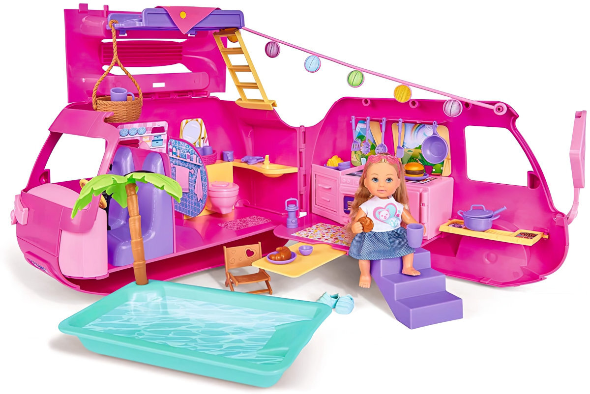 Lalka SIMBA Evi Love Wakacje w kamperze Y2680 zestaw
