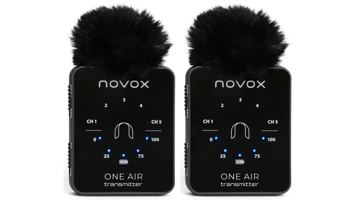 System bezprzewodowy NOVOX One Air 1080066 szybki czas połączenie cyfrowa transmisja 2,4 GHz 128-bitowe szyfrowanie
