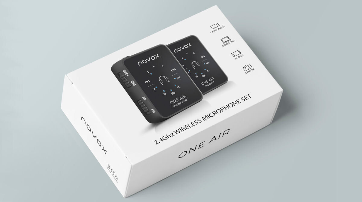 System bezprzewodowy NOVOX One Air 1080066 8 godzin ciągłej pracy USB-C