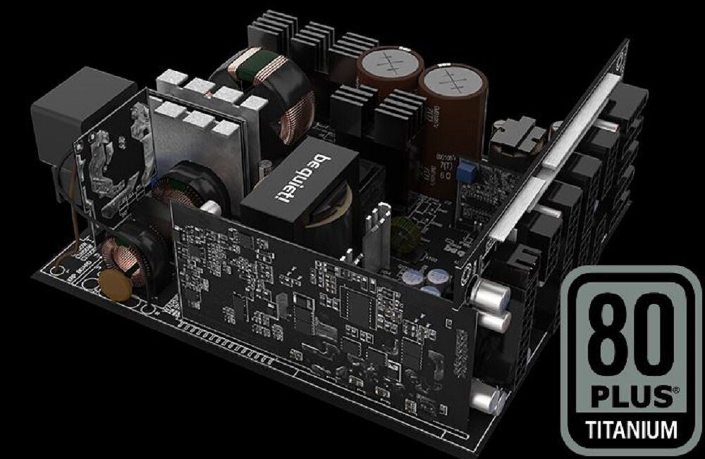 Zasilacz BE QUIET- Dark Power 12 1000W Titanium - certyfikat
