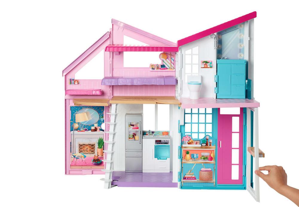 MATTEL-BARBIE-MALIBU-FXG57 koktajlowy barek zdrowe soki przyjaciele dom