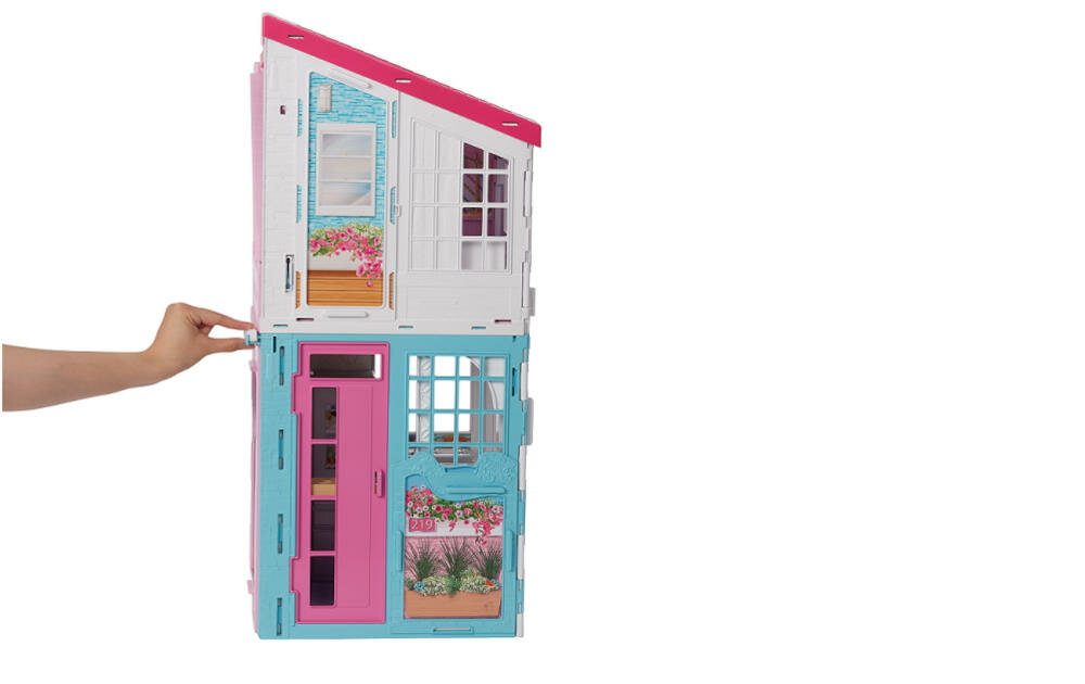 MATTEL-BARBIE-MALIBU-FXG57 domek łatwe przechowywanie złożenie porządek