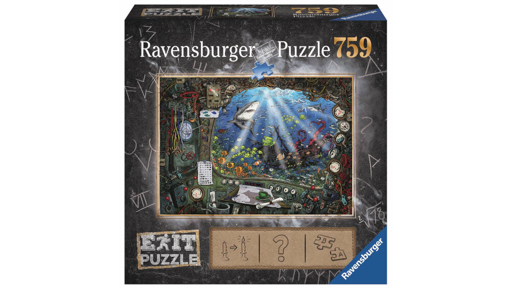 Puzzle RAVENSBURGER Exit Łódź podwoda - puzzle