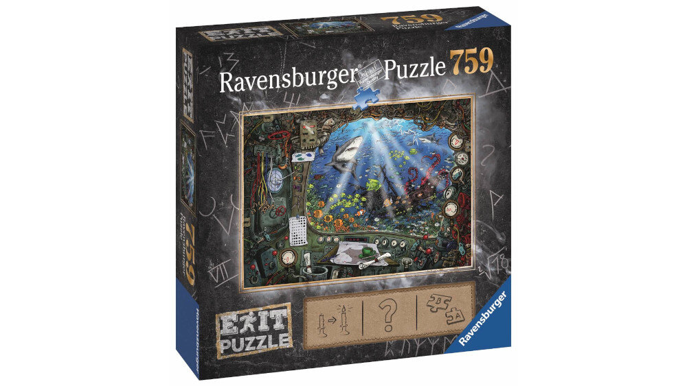 Puzzle RAVENSBURGER Exit Łódź podwoda - zagadka