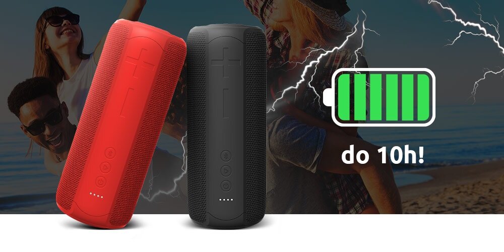 GŁOŚNIK MOBILNY FOREVER TOOB 30 akumulator pojemność wejście USB