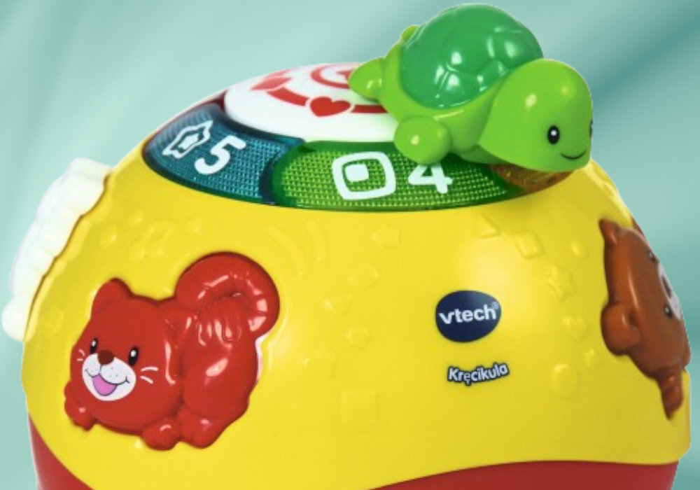 Zabawka interaktywna VTECH Kręcikula zaufanie zabawa śmiech rozwój