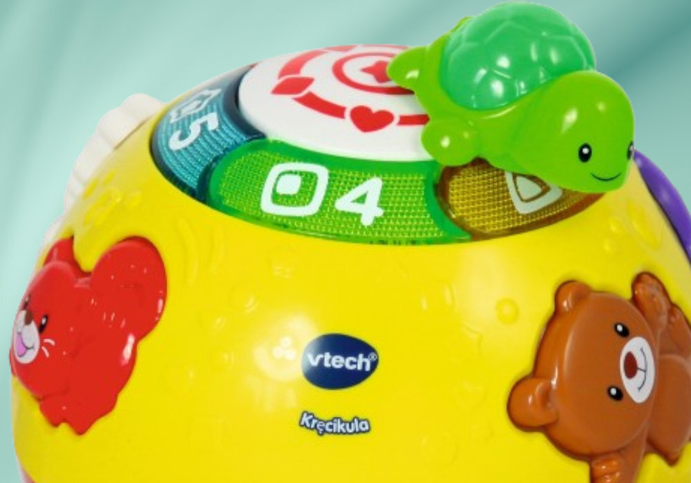 Zabawka interaktywna VTECH Kręcikula zaufanie zabawa śmiech rozwój