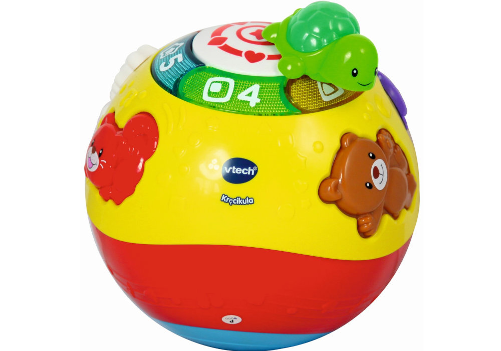 Zabawka interaktywna VTECH Kręcikula zaufanie zabawa śmiech rozwój